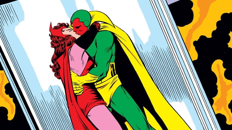 The love story of Scarlet Witch and Vision