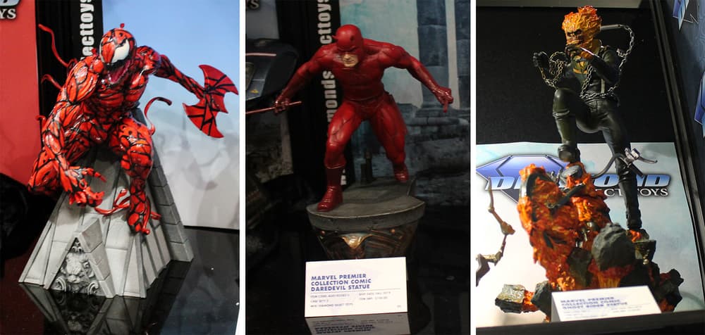 carnage diamond select statue