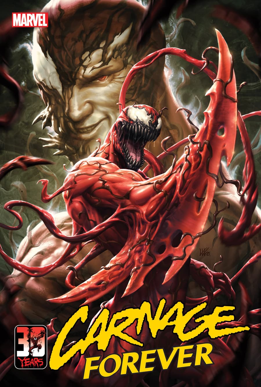 CARNAGE FOREVER #1 cover by Kendrick Lim