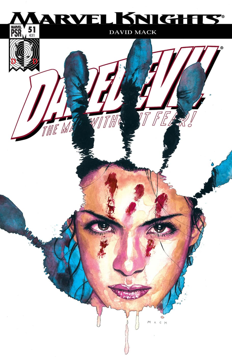 DAREDEVIL (1998) #51 cover by David Mack
