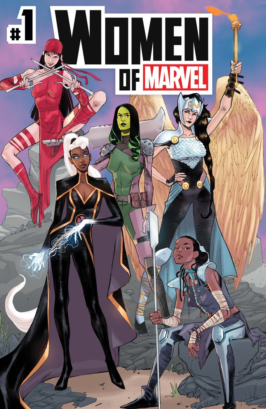 WOMEN OF MARVEL #1 cover by Sara Pichelli