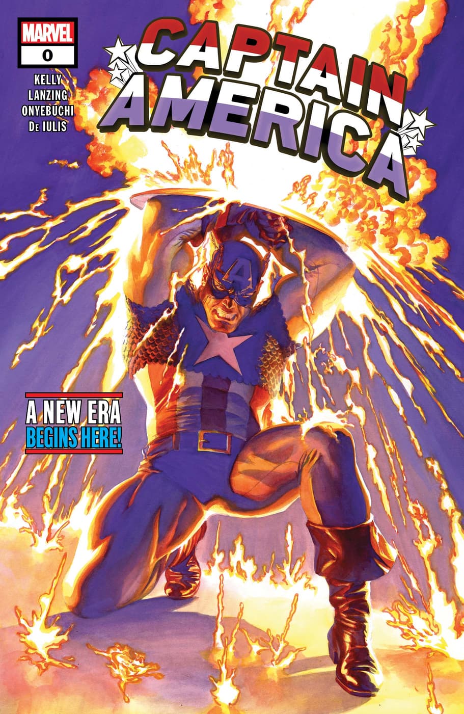 CAPTAIN AMERICA #0 cover by Alex Ross