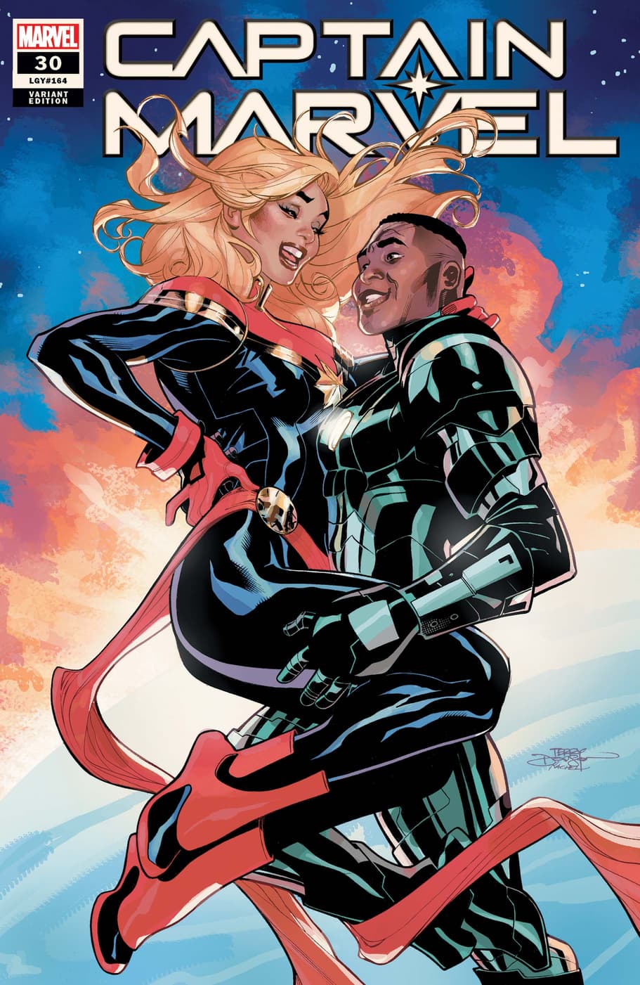 CAPTAIN MARVEL #30 variant cover by Terry Dodson