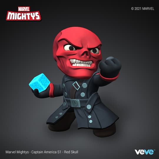 Marvel Mightys - Season 1 - Captain America -Red Skull - ULTRA-RARE