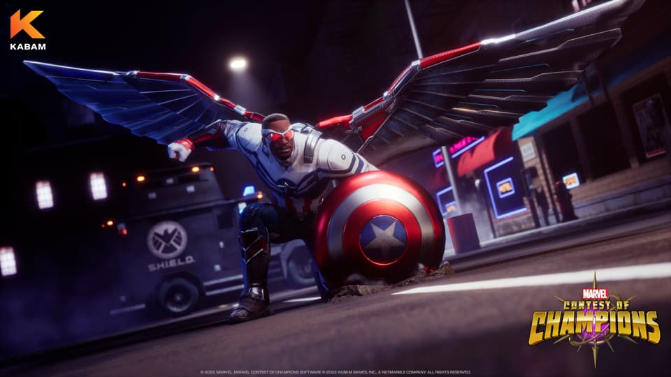 Marvel Contest of Champions Reveals Captain America (Sam Wilson) and Misty Knight