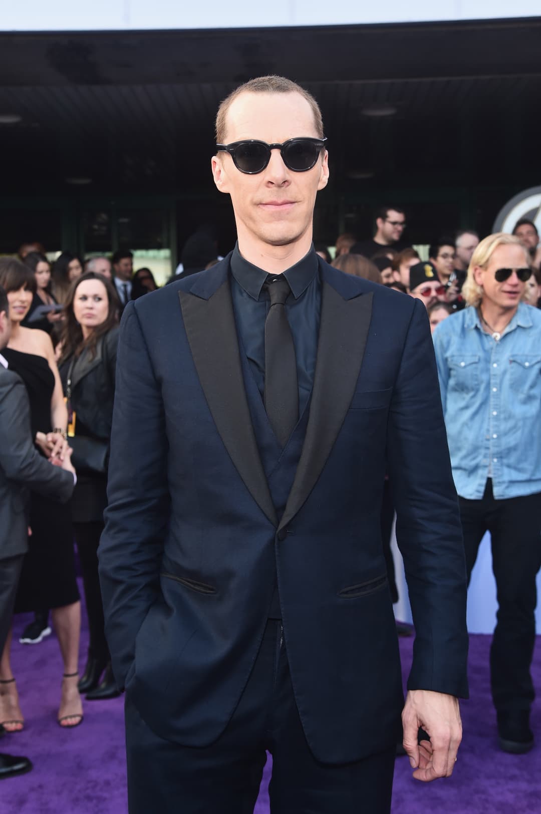 Benedict Cumberbatch arrives at the Avengers: Endgame World Premiere