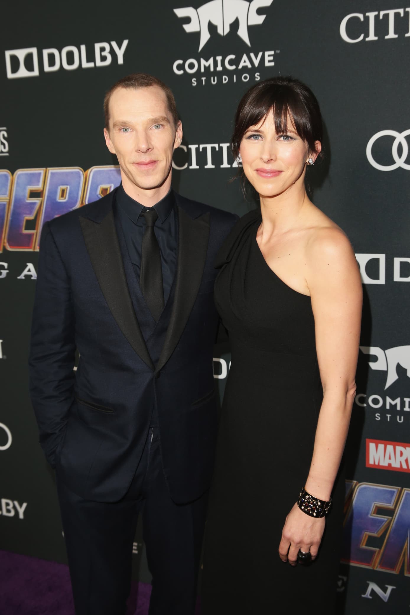 Benedict Cumberbatch and Sophie Hunter arrive at the Avengers: Endgame World Premiere