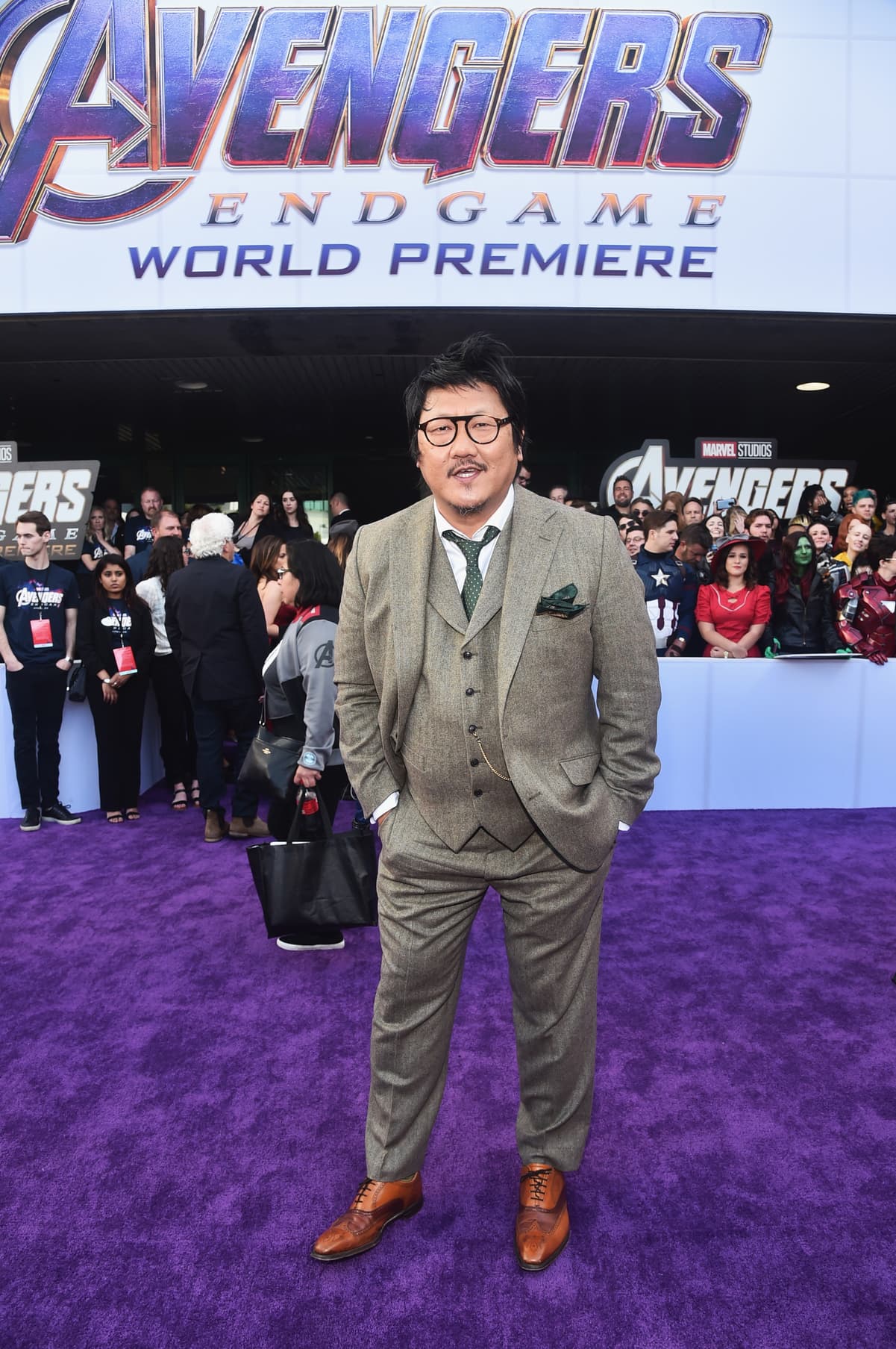 Benedict Wong arrives at the Avengers: Endgame World Premiere