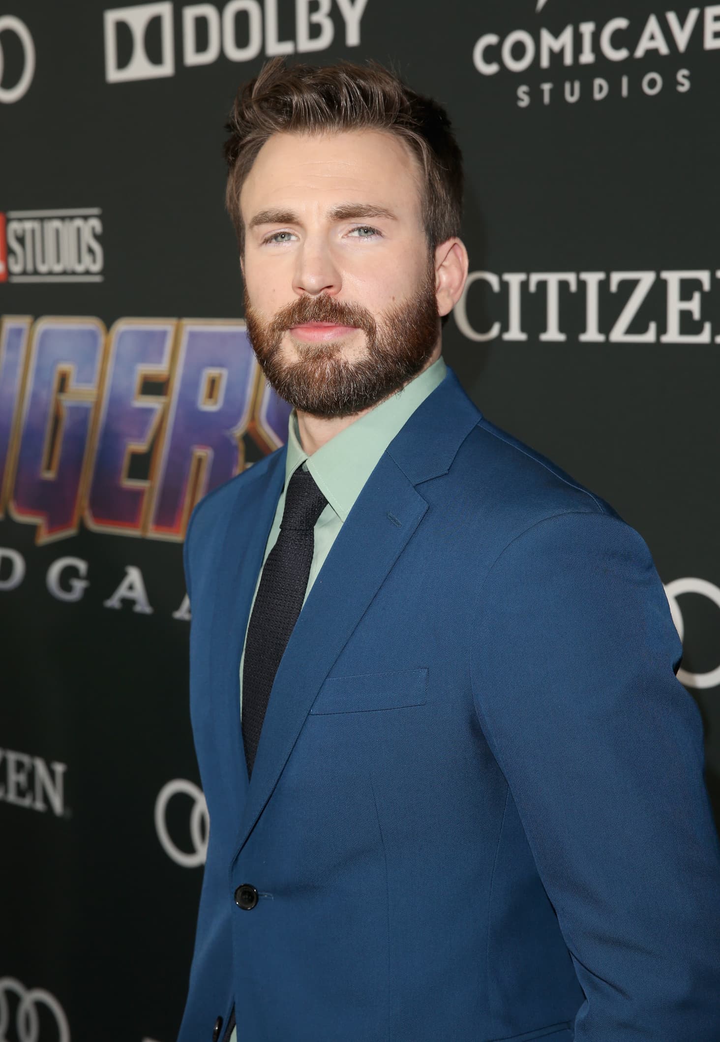 Chris Evans arrives at the Avengers: Endgame World Premiere