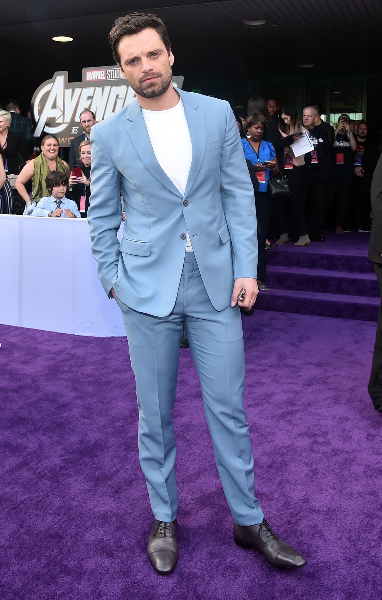 Sebastian Stan arrives at the Avengers: Endgame World Premiere