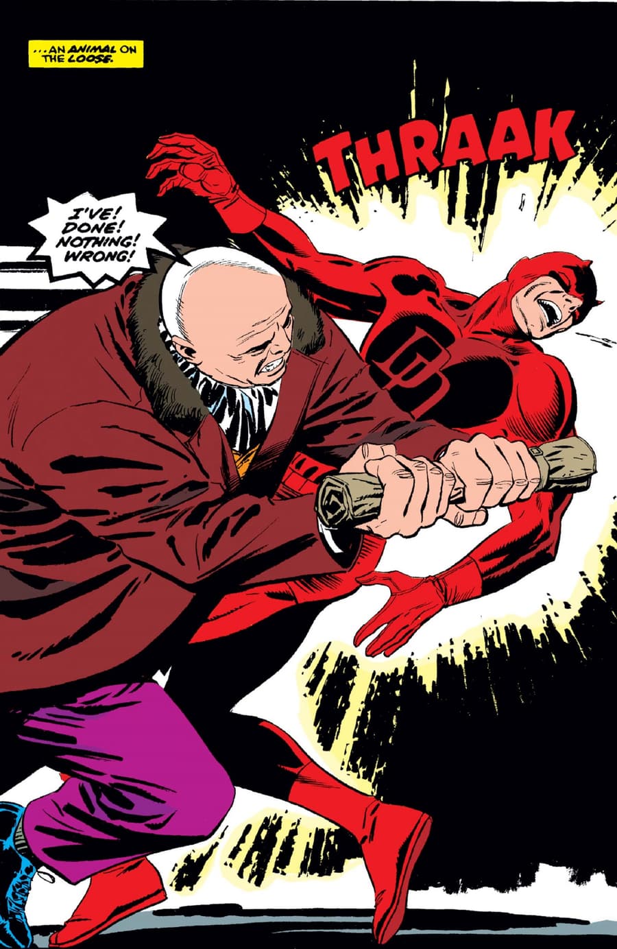 A battle for the ages in DAREDEVIL (1964) #300.