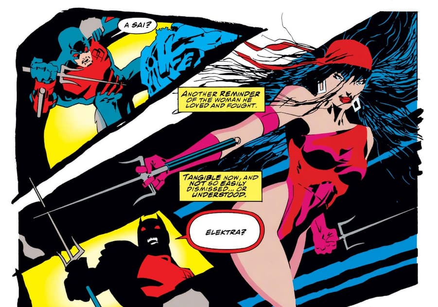 Elektra is back in DAREDEVIL (1964) #322.