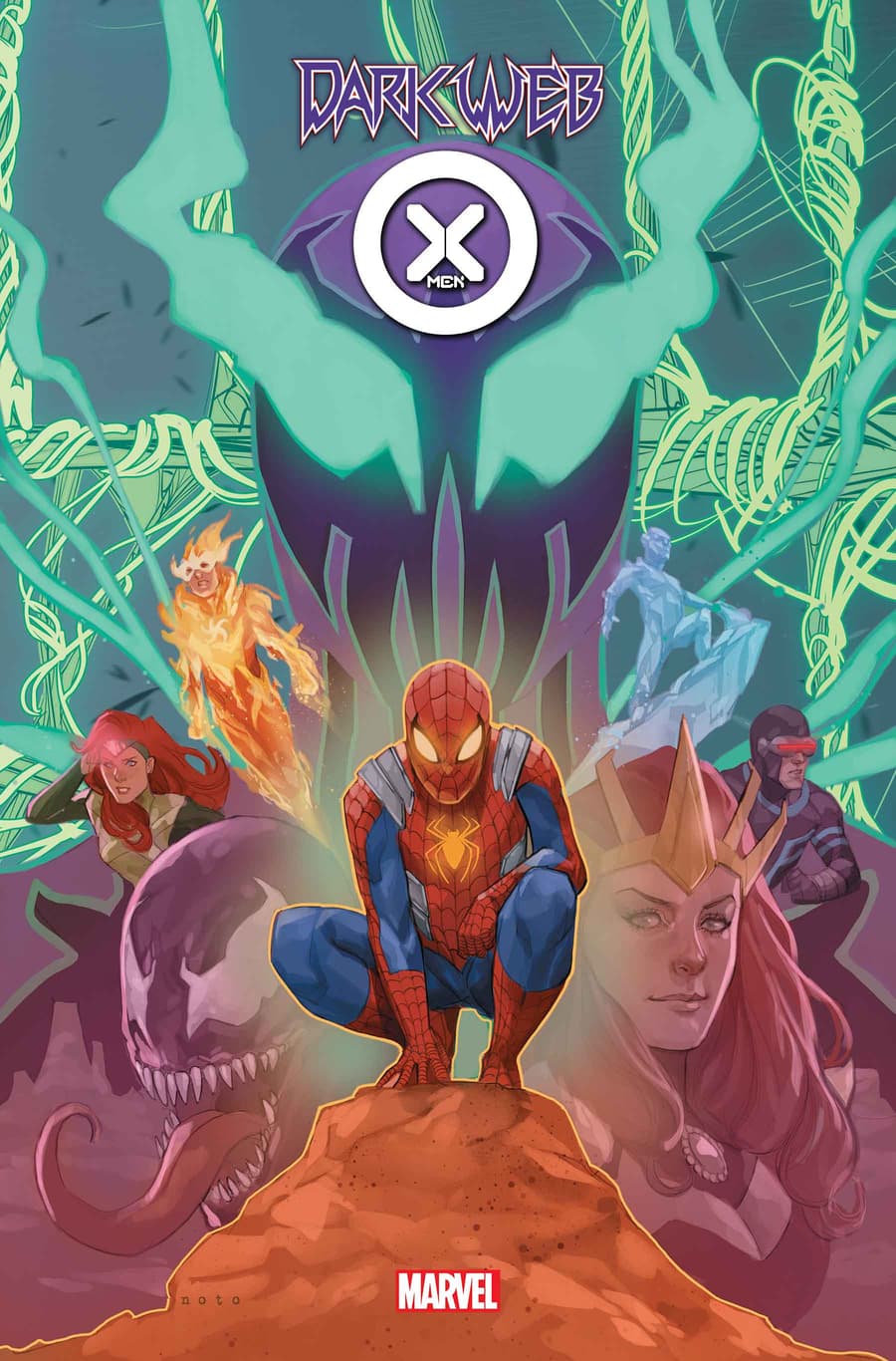 Dark Web: X-Men #1 Cover by PHIL NOTO