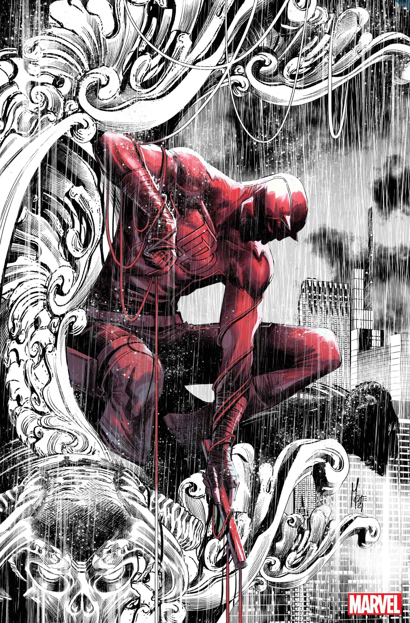 DAREDEVIL #1 SDCC exclusive variant cover by Marco Checchetto and Matthew Wilson