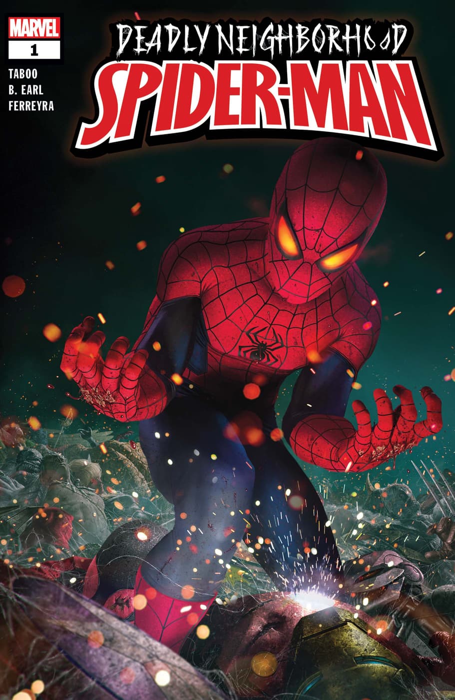 DEADLY NEIGHBORHOOD SPIDER-MAN (2022) #1 cover by Rahzzah