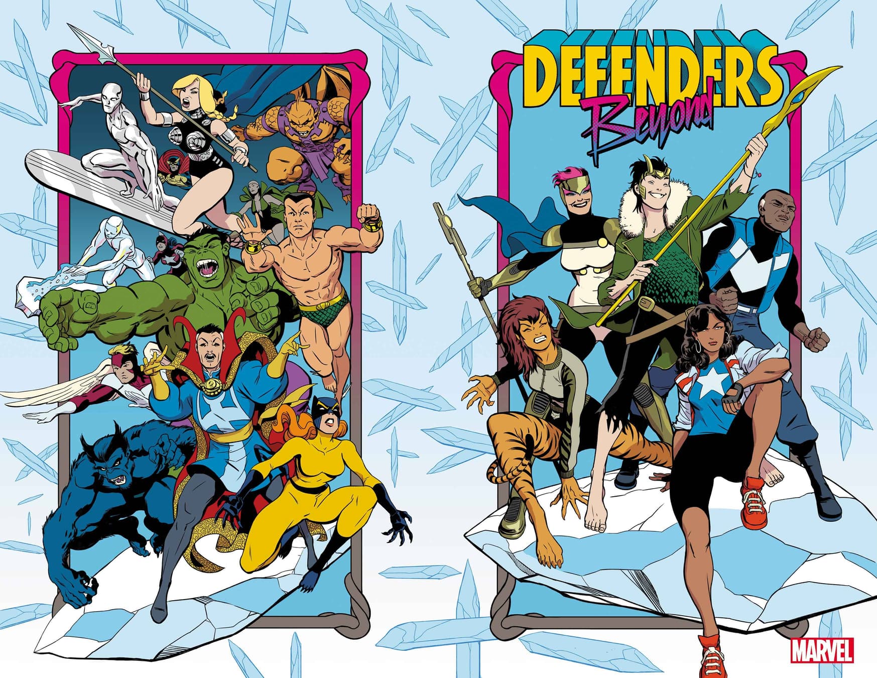 Defenders: Beyond #1 wraparound cover by Javier Rodríguez