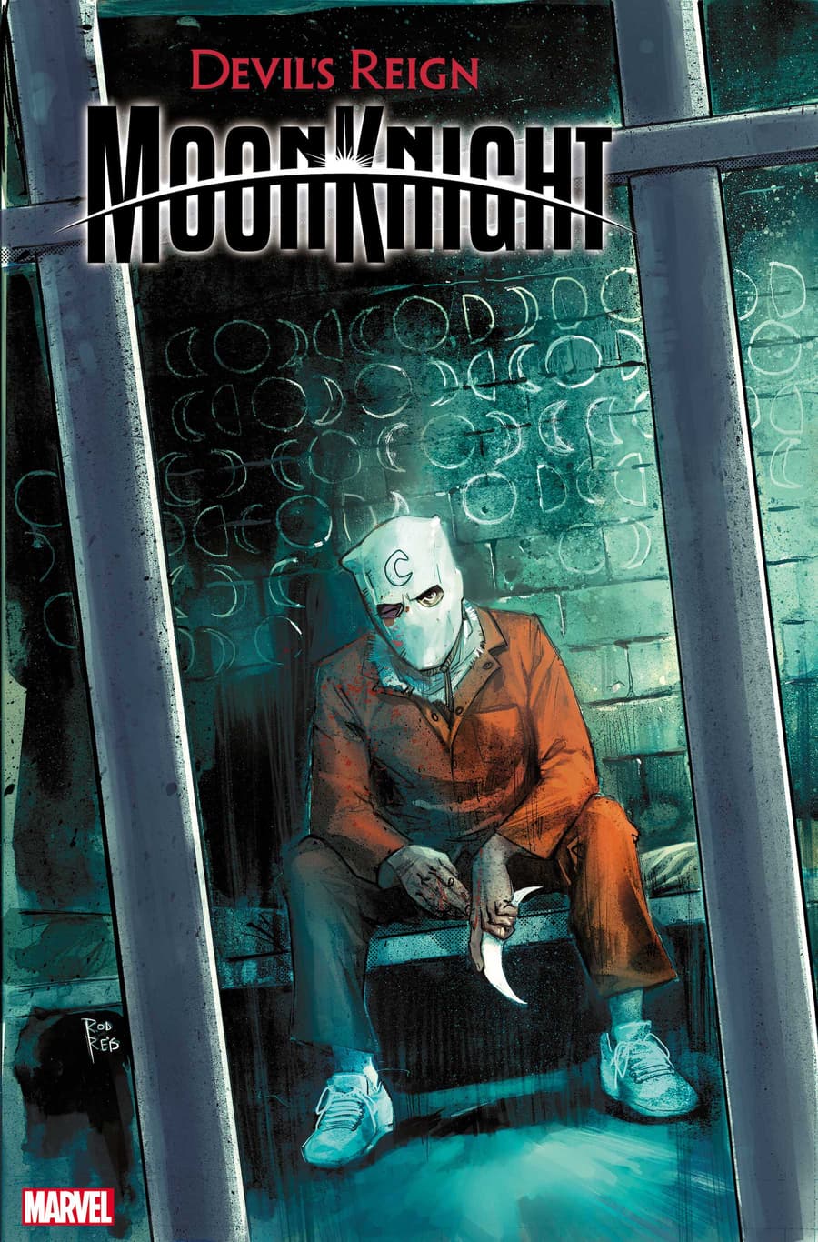 DEVIL’S REIGN: MOON KNIGHT #1 Cover by ROD REIS