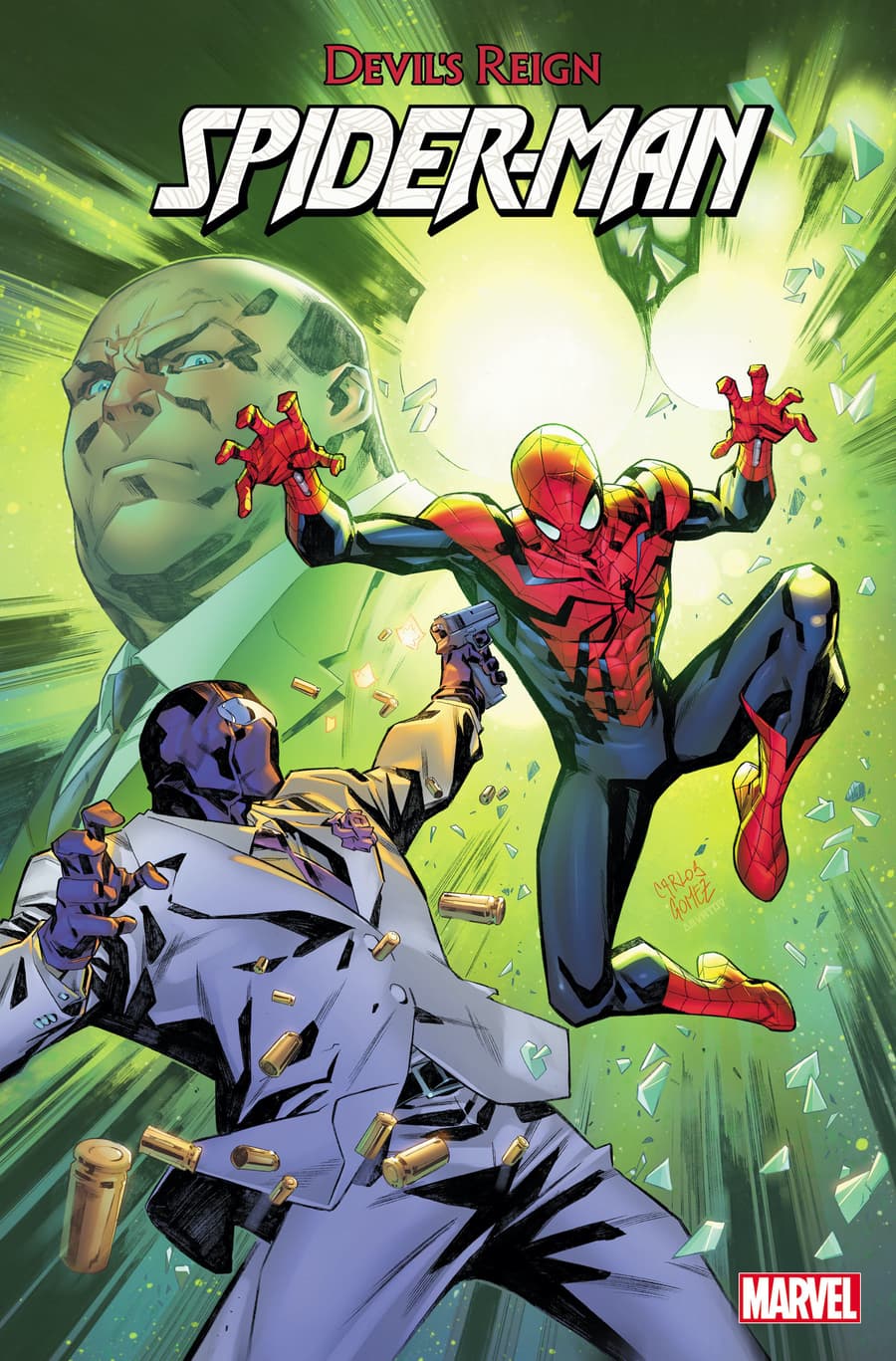 DEVIL’S REIGN: SPIDER-MAN #1 Cover by CARLOS GÓMEZ