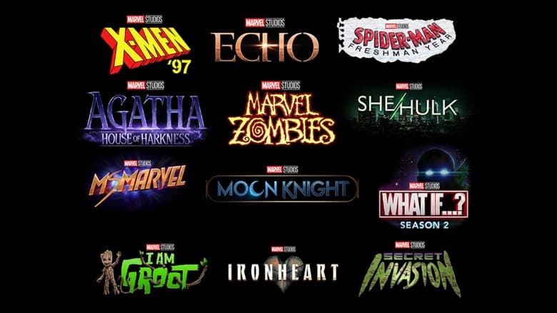 Séries da Marvel Studios (Divulgação/Disney)