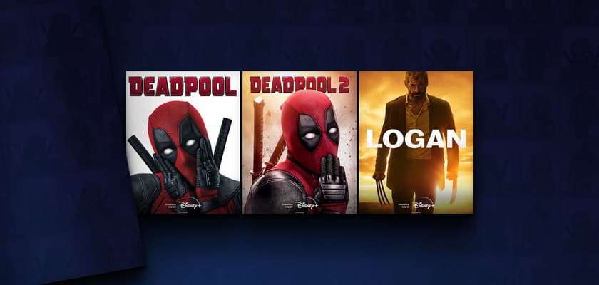 Deadpool, Deadpool 2, and Logan arrive on Disney+