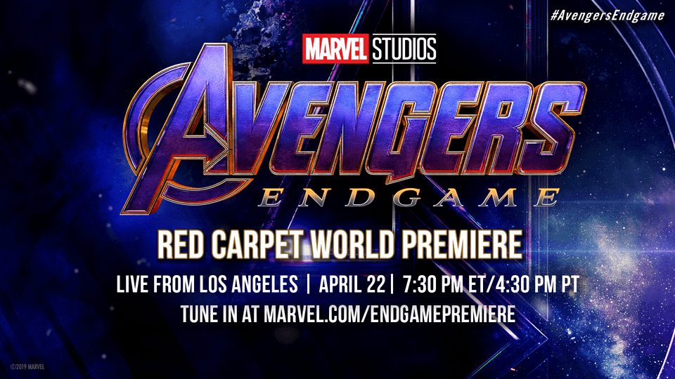 Watch The Marvel Studios Avengers Endgame Red Carpet