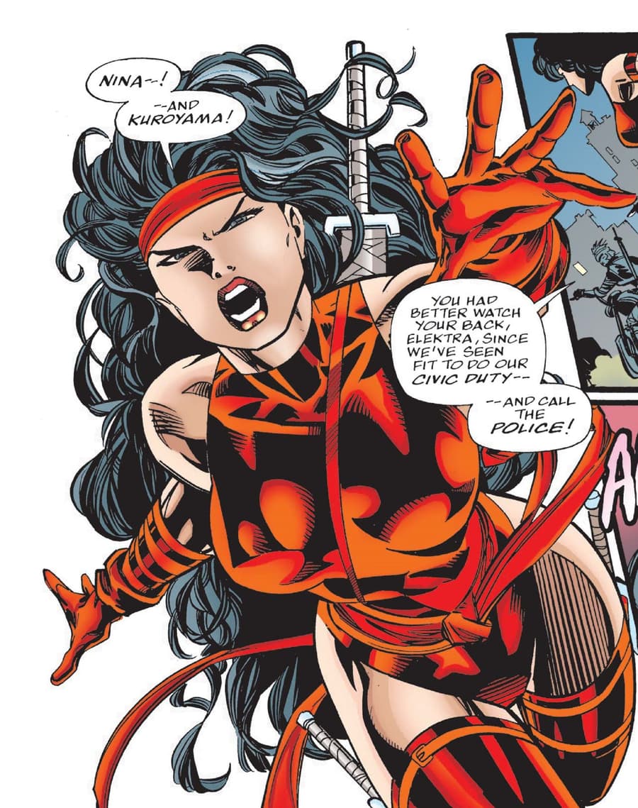 ELEKTRA (1996) #19 by Larry Hama and Mike Deodato Jr.