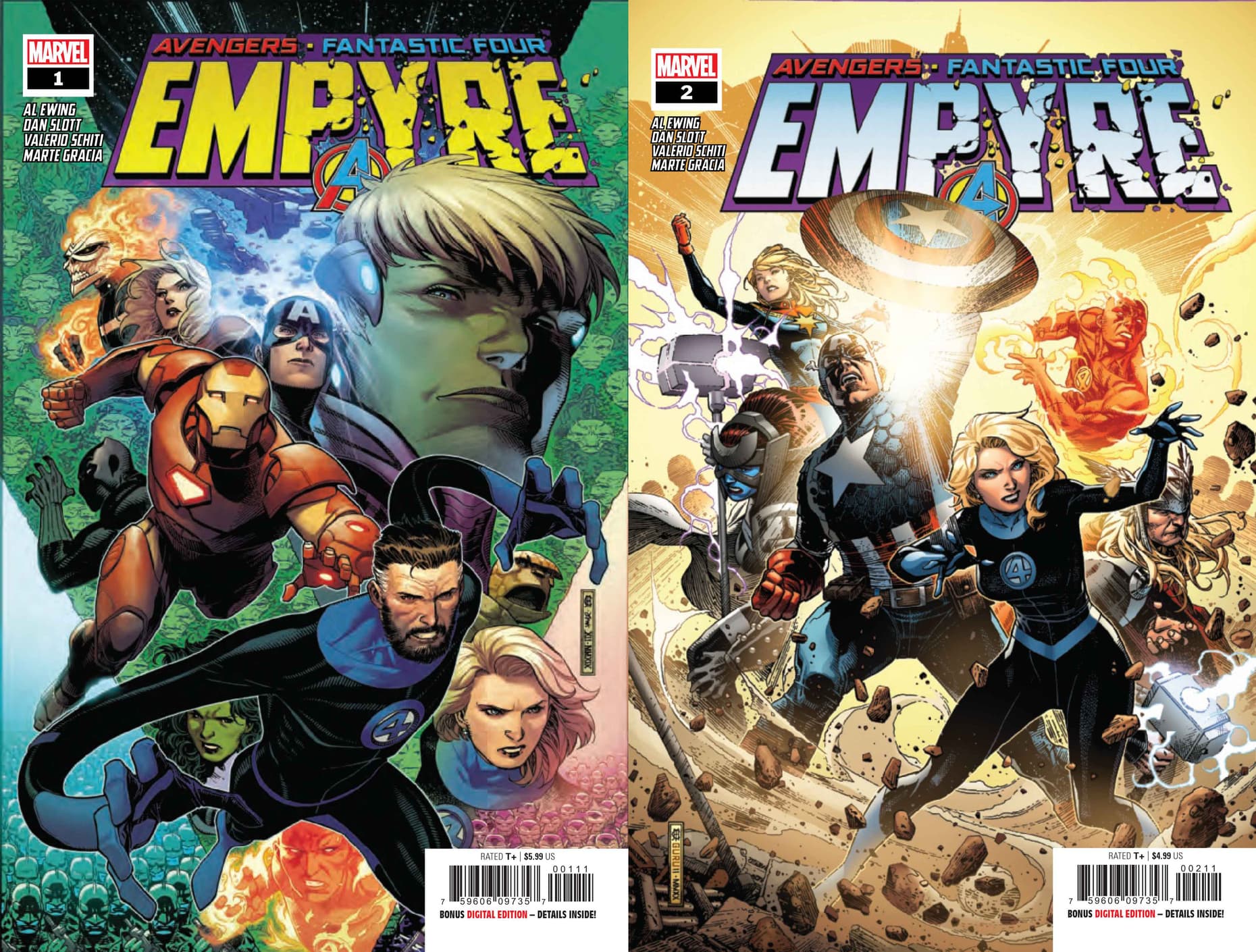 18 1x Comic Marvel Crossover Nr TOP X-Men / Fantastischen Vier