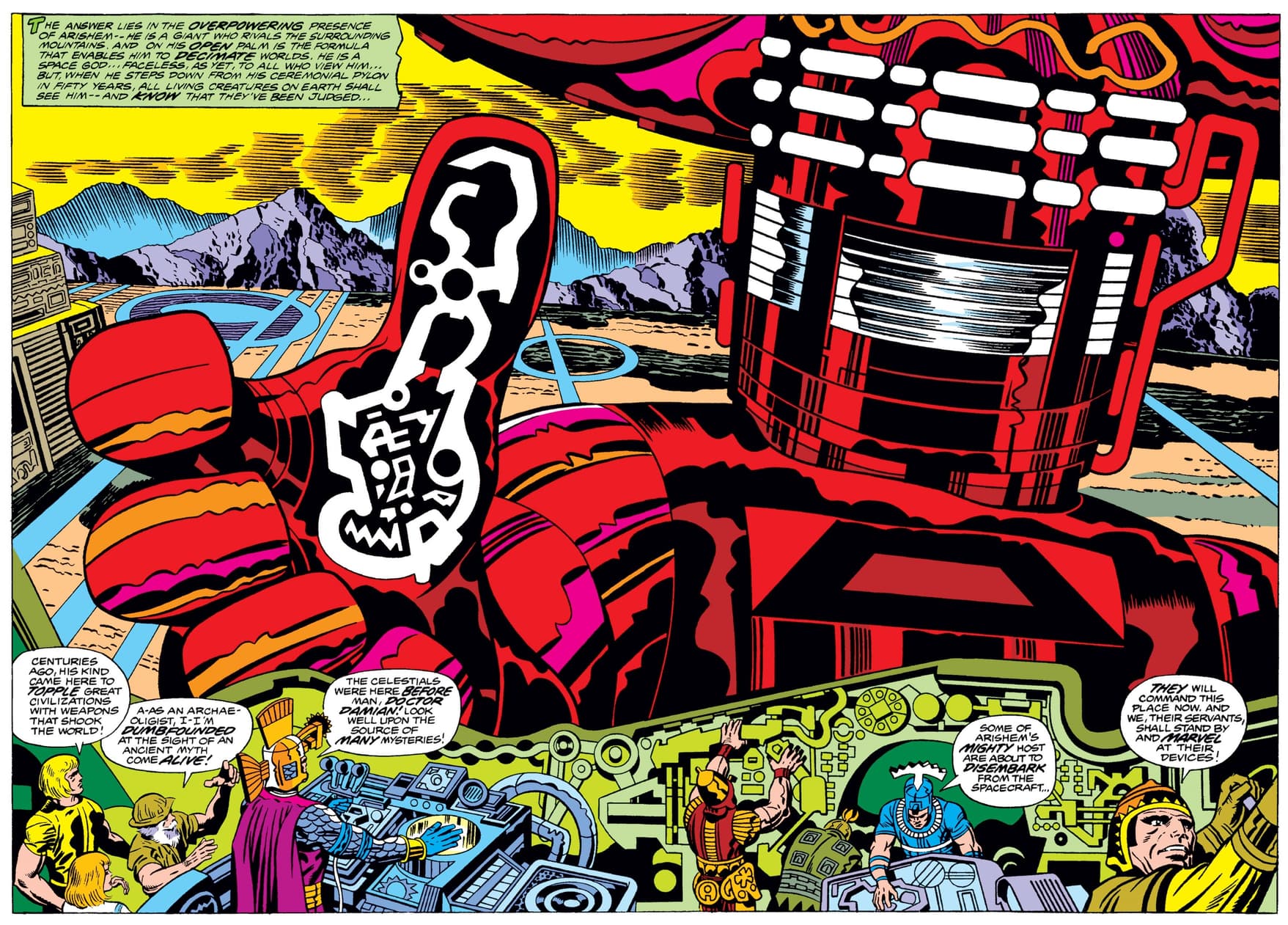 The 10 Most &quot;Kirby&quot; Pages in Jack Kirby&#39;s &#39;Eternals&#39; | Marvel