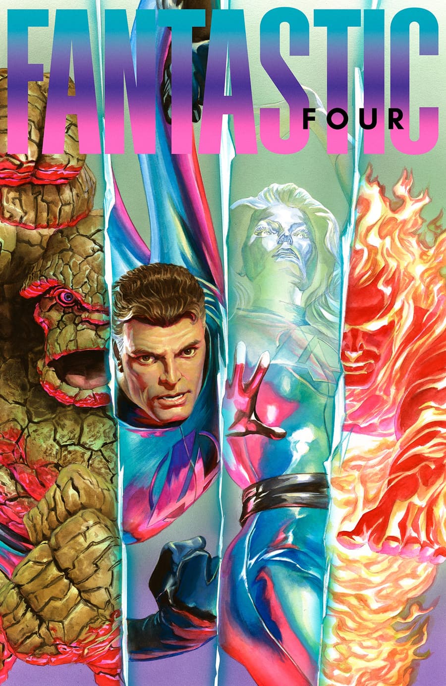 Alex Ross portada 2 Fantastic Four (2022) #1