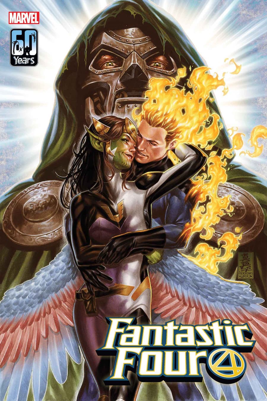 FANTASTIC FOUR #32 cover by Mark Brooks