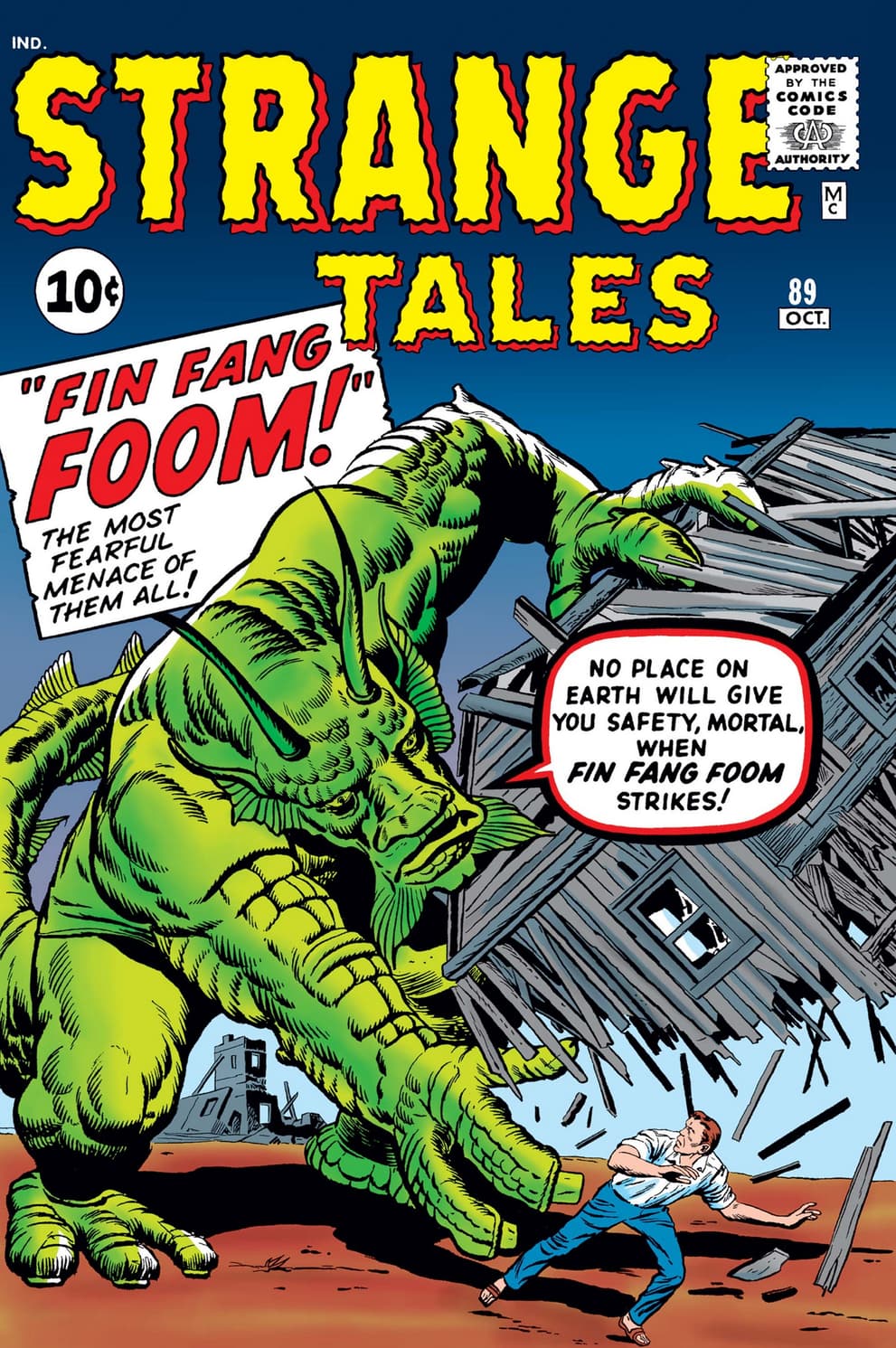 STRANGE TALES (1951) #89 page by Jack Kirby, Dick Ayers, and Stan Goldberg