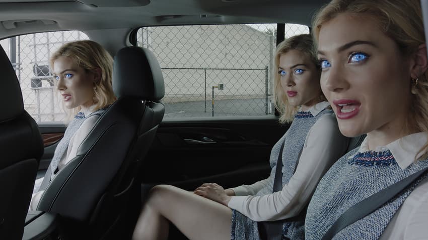 Skyler Samuels as the Frost Sisters in The Gifted