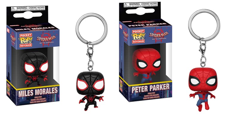 Spider-Man: Into the Spider-Verse Funko Pop! Keychains