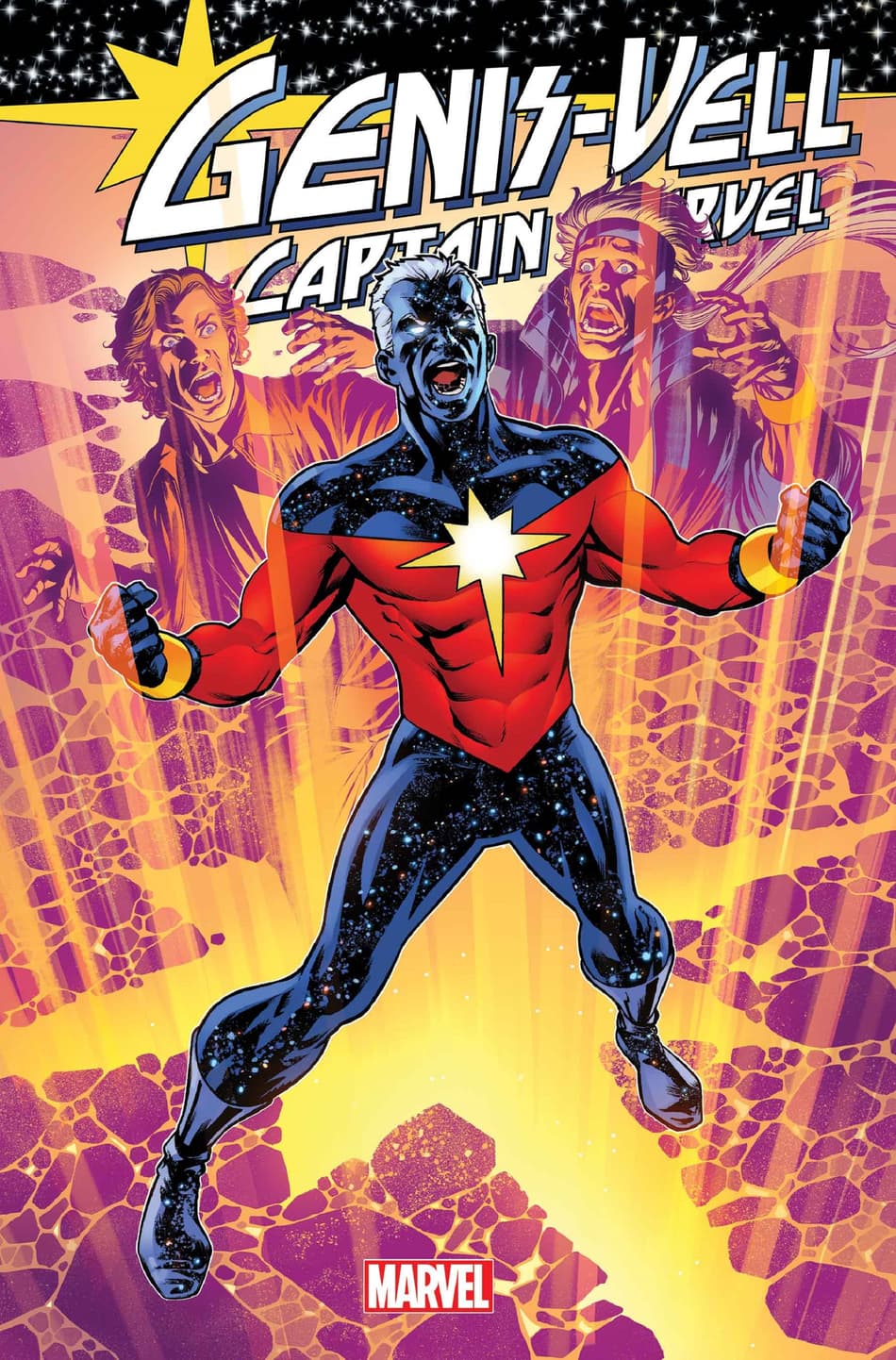 GENIS-VELL: CAPTAIN MARVEL (2022) #1 cover by Mike McKone.