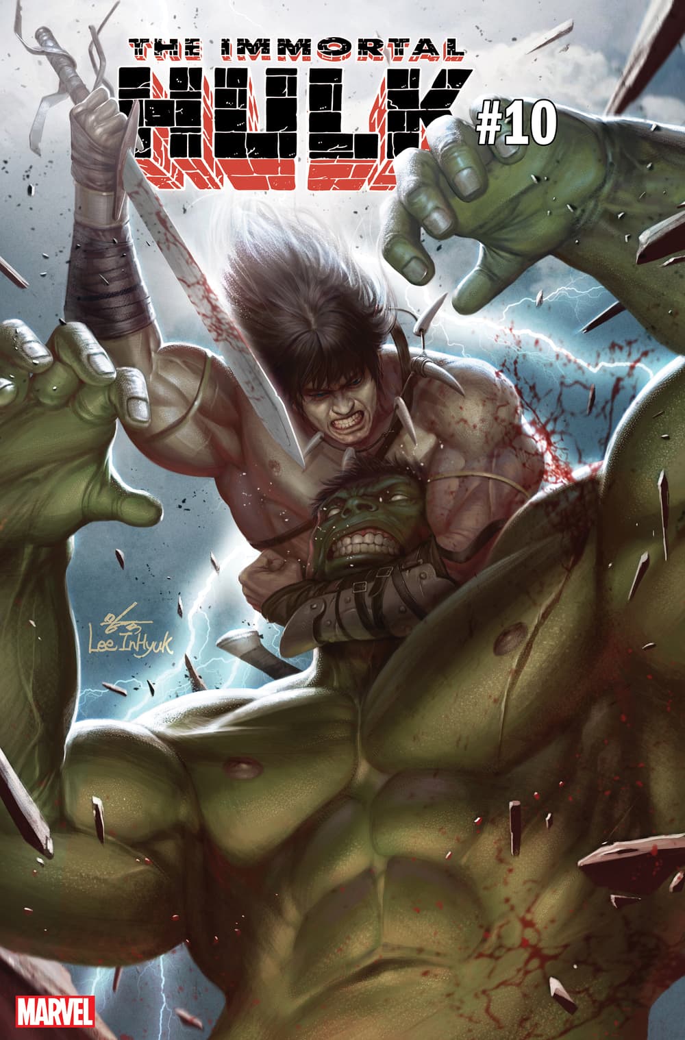IMMORTAL HULK #10 Conan variant cover by Inhyuk Lee