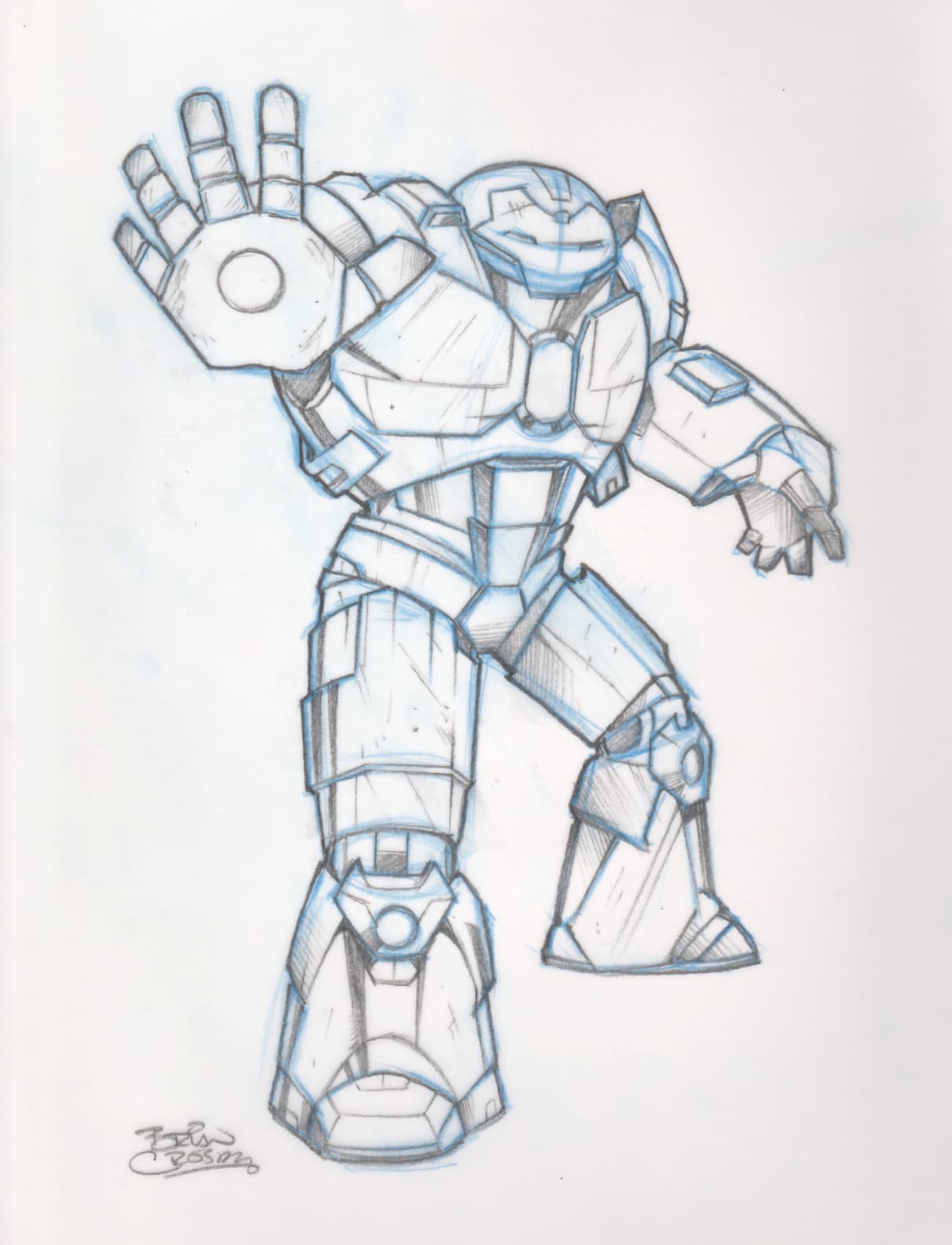 Hulkbuster Drawing Step By Step ~ Hulkbuster Avengers Buster Ironman