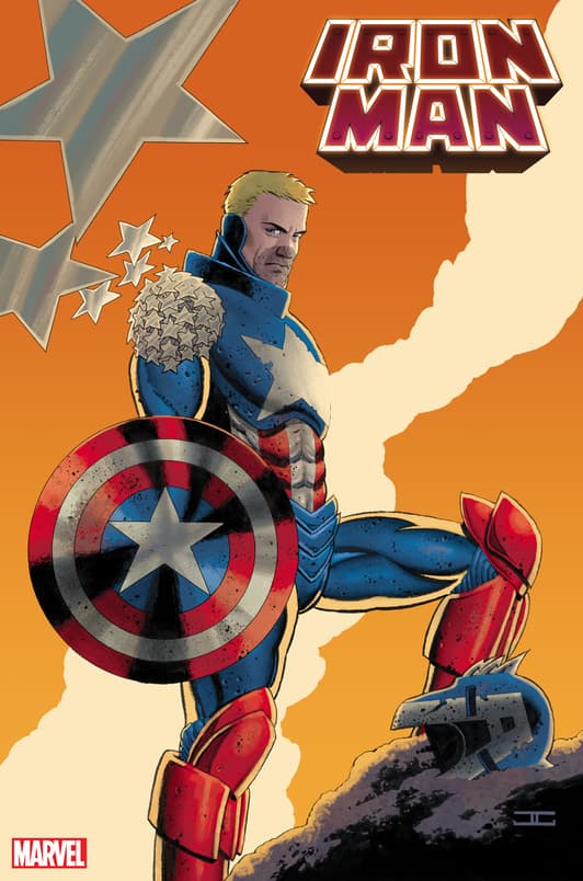 Visiter la boutique MarvelMarvel Miles Morales Captain America 80th Anniversary Covers Manche Longue 