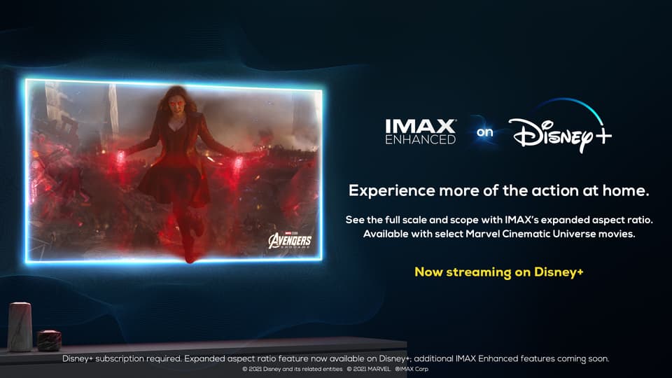 Avengers: Endgame in IMAX on Disney+