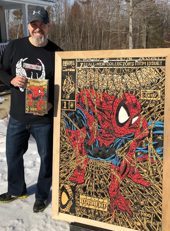 Matthew DiMasi and his Shattered Spider-Man