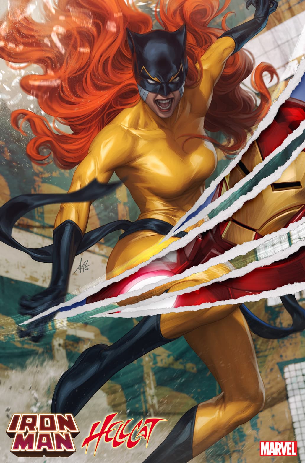Iron Man/Hellcat Annual #1 variant cover by Artgerm