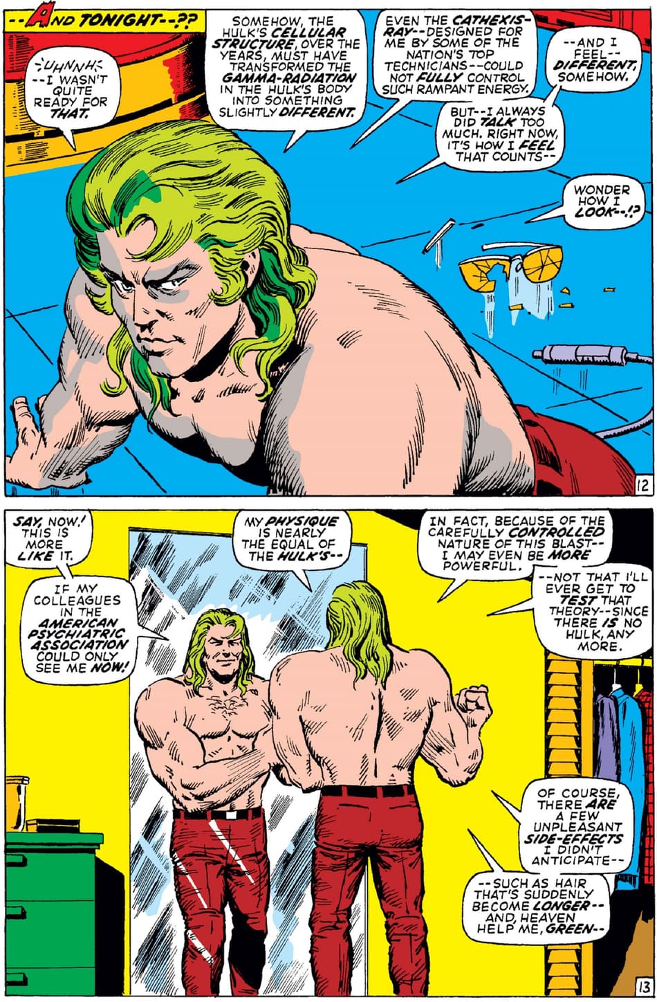 Doc Samson transforms in INCREDIBLE HULK (1962) #141!