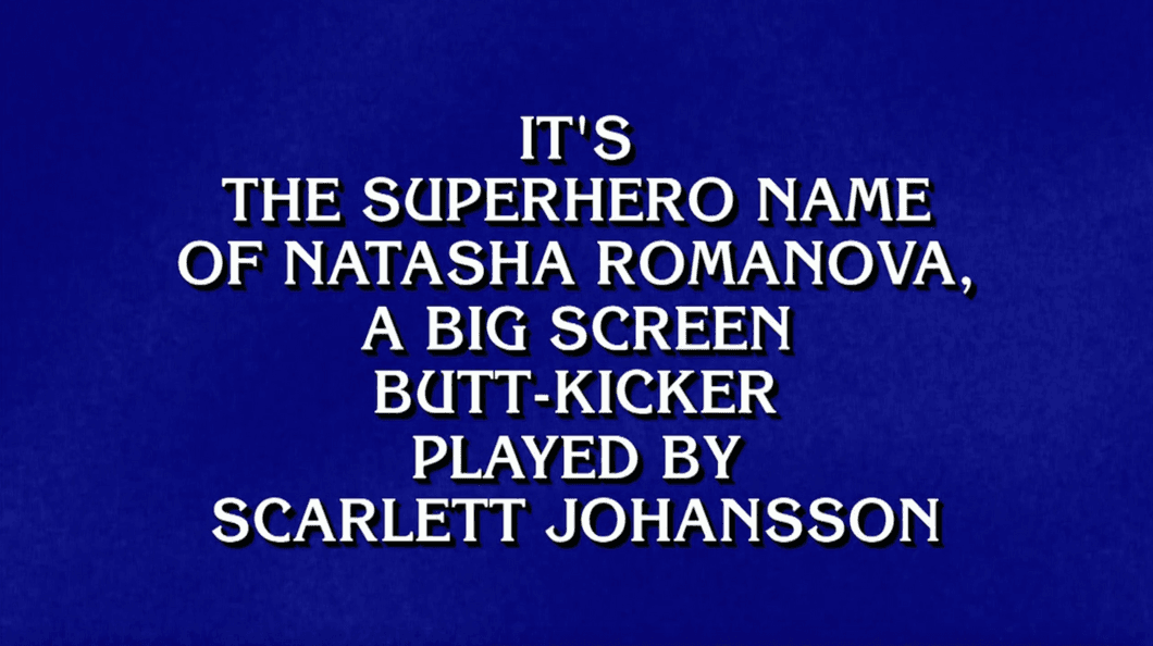 Marvel on Jeopardy