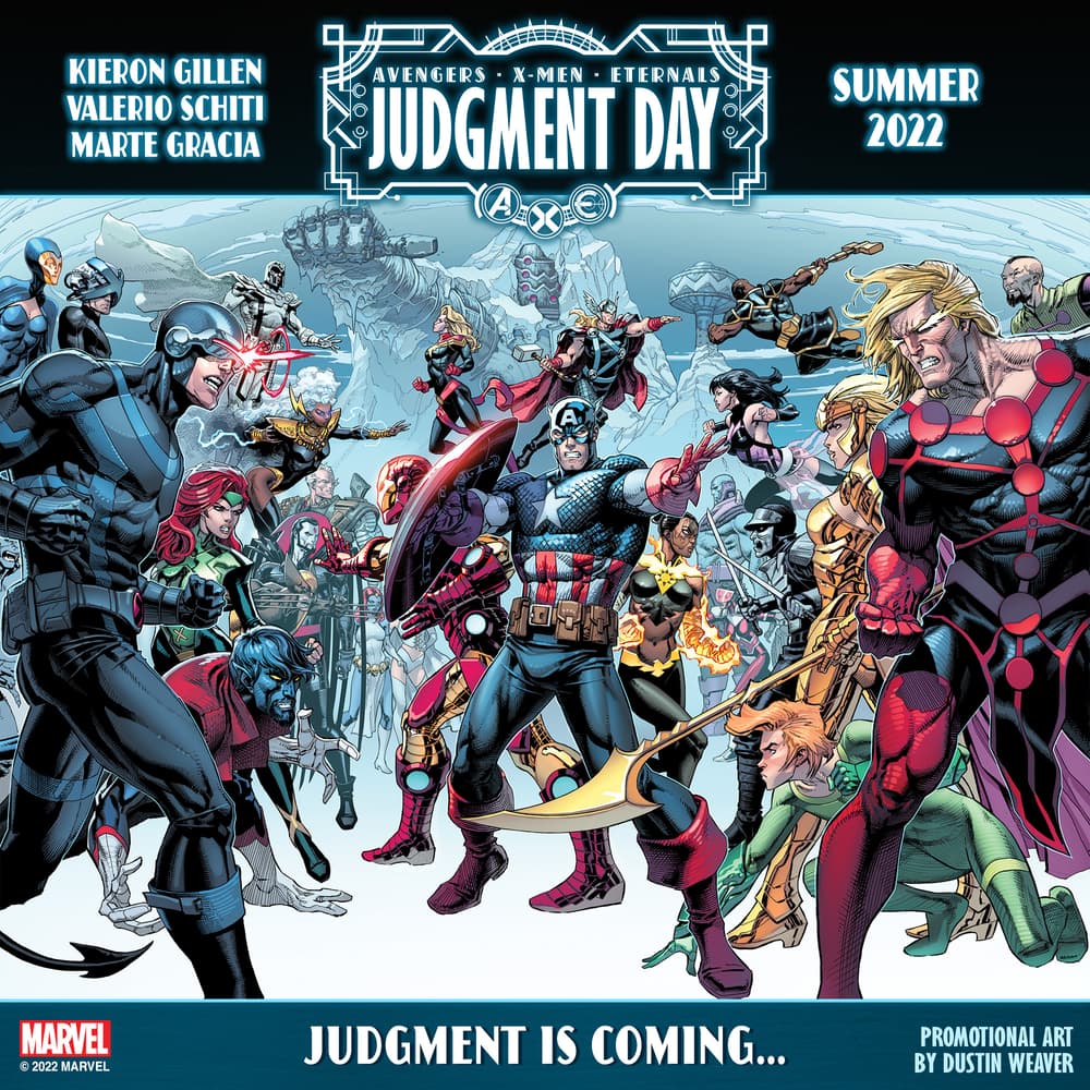 Avengers X Men Eternals Eve Of Judgment 1 150 John Cassaday Variant Axe 2022