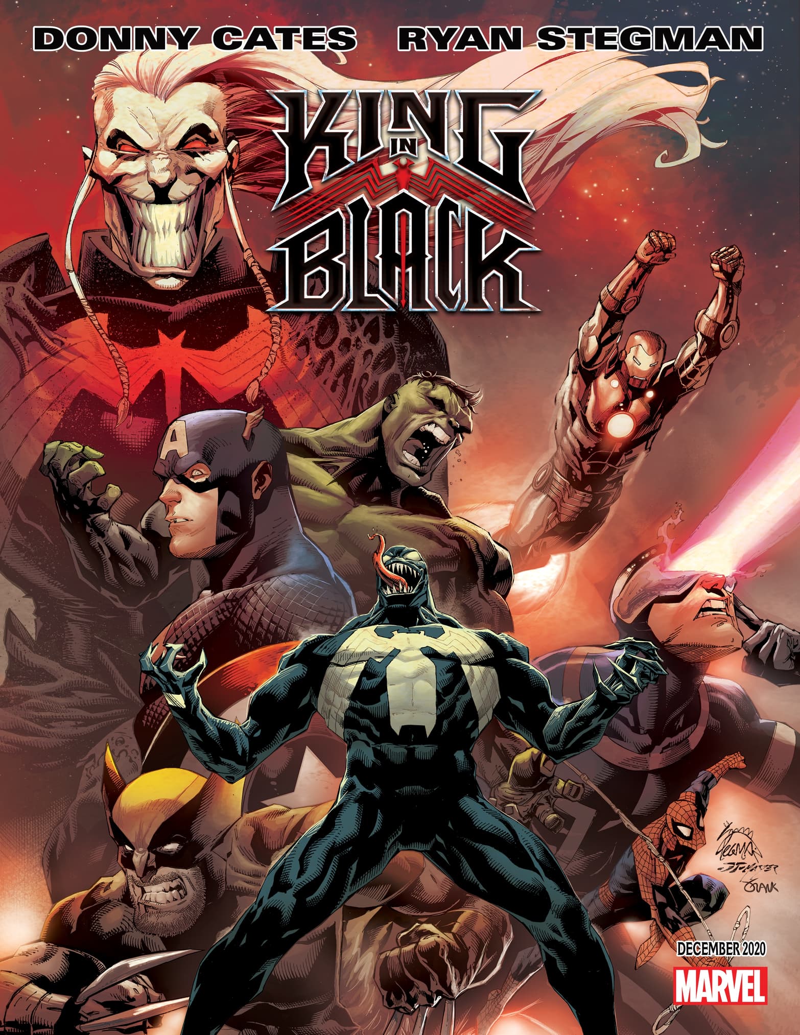 KING IN BLACK #1 WRITTEN BY DONNY CATES, ART BY RYAN STEGMAN