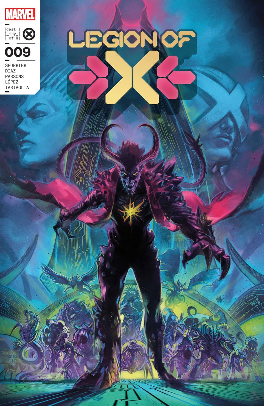 LEGION OF X (2022) #9 cover by Benjamin Harvey