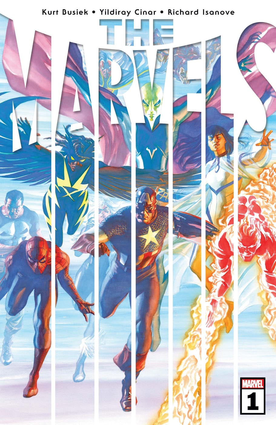 THE MARVELS #1 cover by Alex Ross