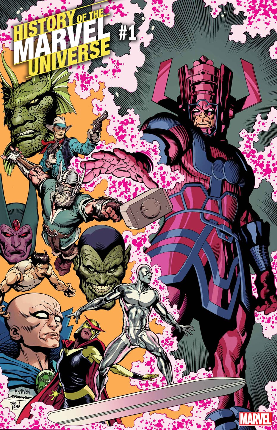 Cover of History of the Marvel Universe #1