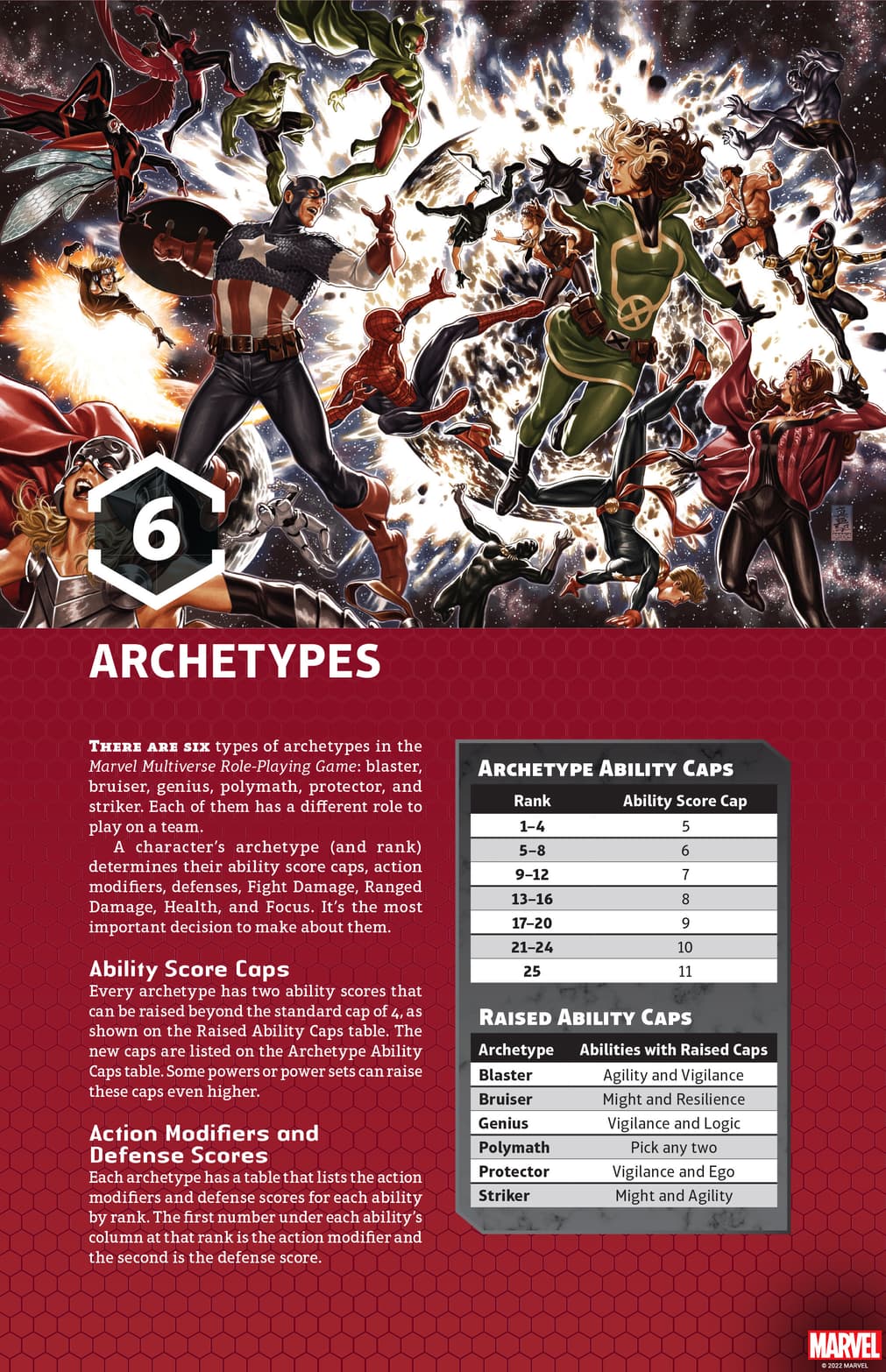 Marvel Multiverse Role-Playing Game Playtest Rulebook by Matt Forbeck Archetypes