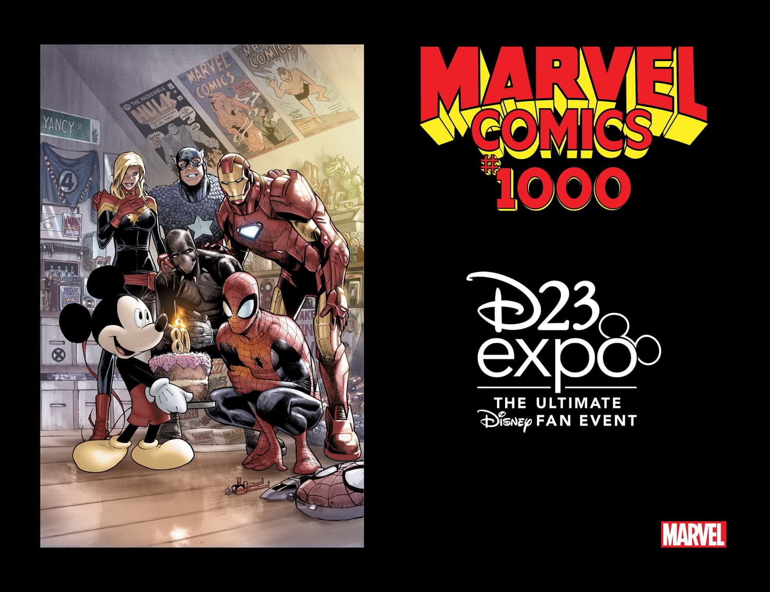 MARVEL COMICS #1000 D23 Expo variant cover