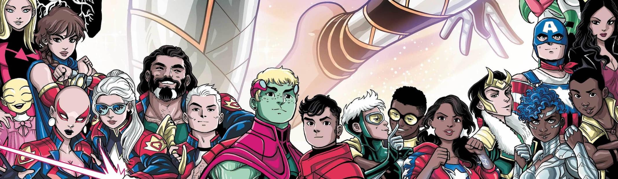 MARVEL’S VOICES: PRIDE #1 Frame Variant art by LUCIANO VECCHIO